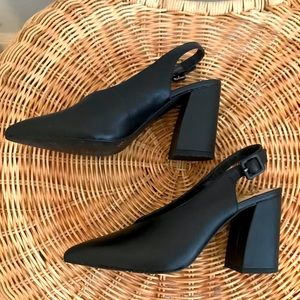 Gianni Bini Pointy V Cut Slingback Pumps